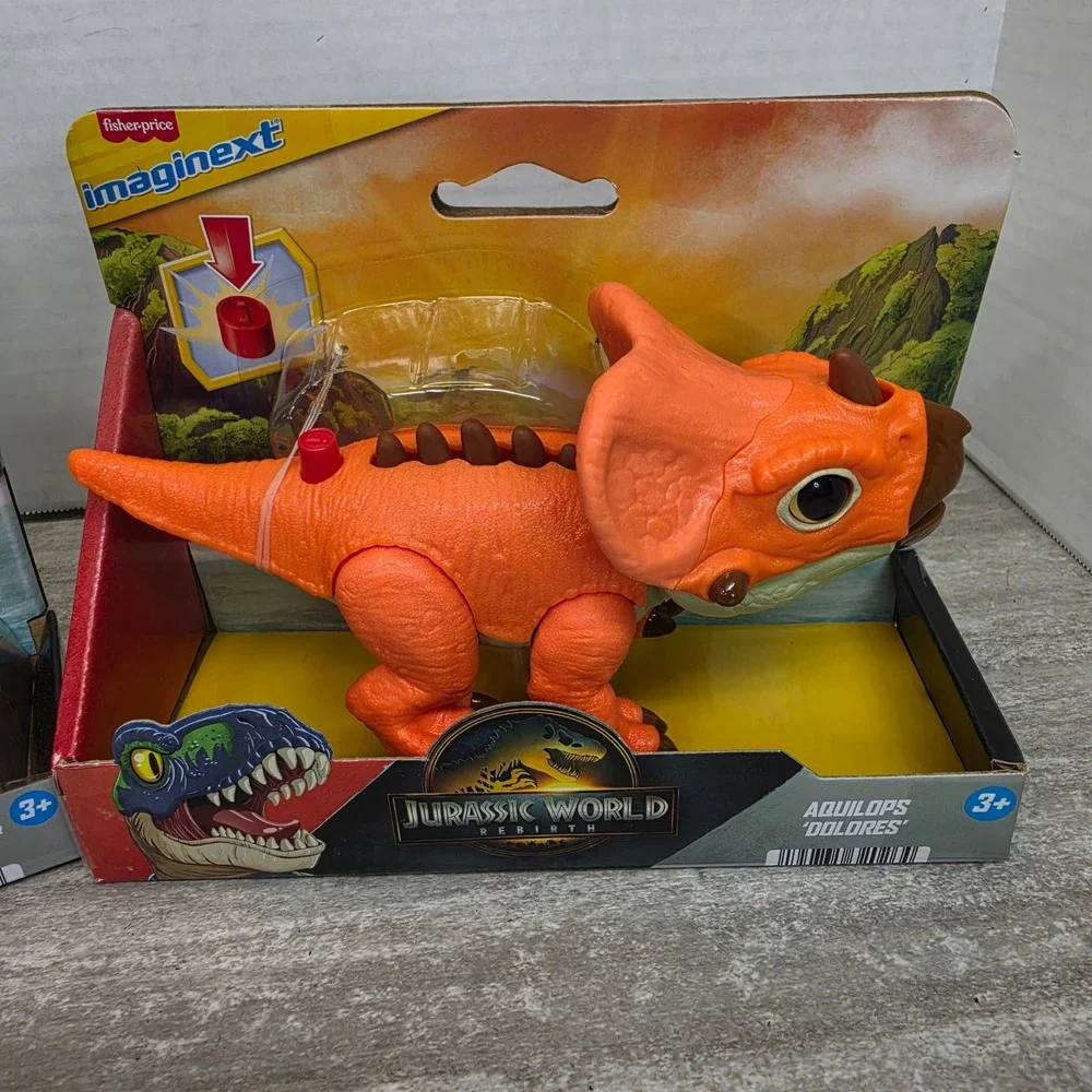 Imaginext Jurassic World Rebirth Land Sea Air Multipack & Aquilops Dolores Set